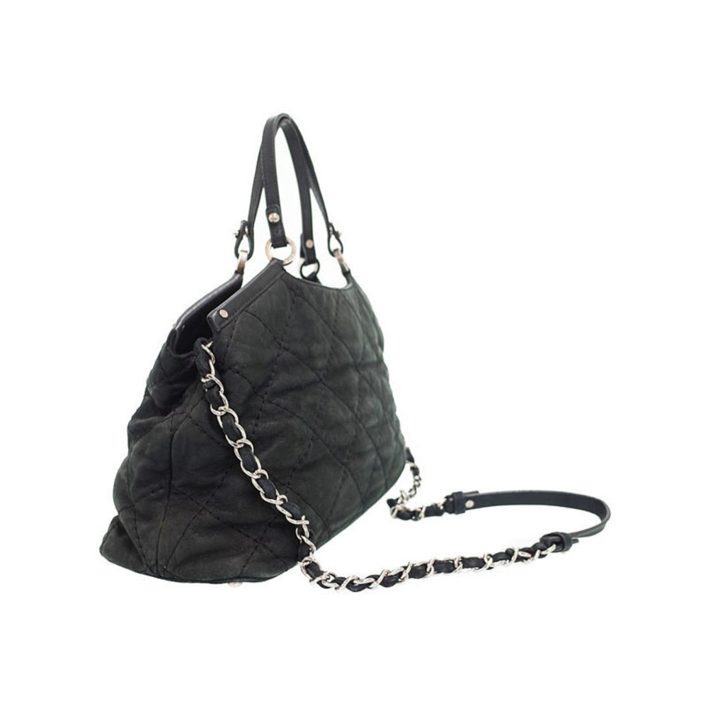Chanel Wild Stitch Chain Shoulder Bag Black - Picture 2 of 9